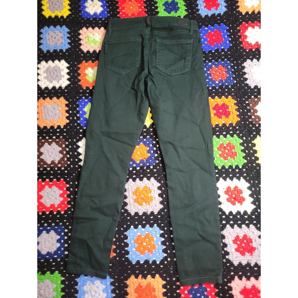 Paige‎ Jeans Verdugo Green Ankle Skinny Stretch Cotton Blend Women's 27 - Picture 12 of 16